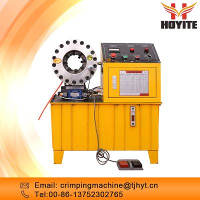 HYT-51 1/4"-2" 4SP Yellow Hydraulic Hose Press Machine