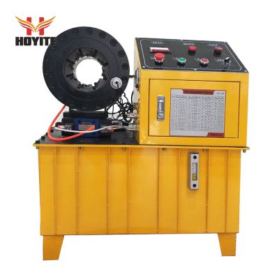 Prensa de manguera hidráulica amarilla HYT-51 1/4"-2" 4SP